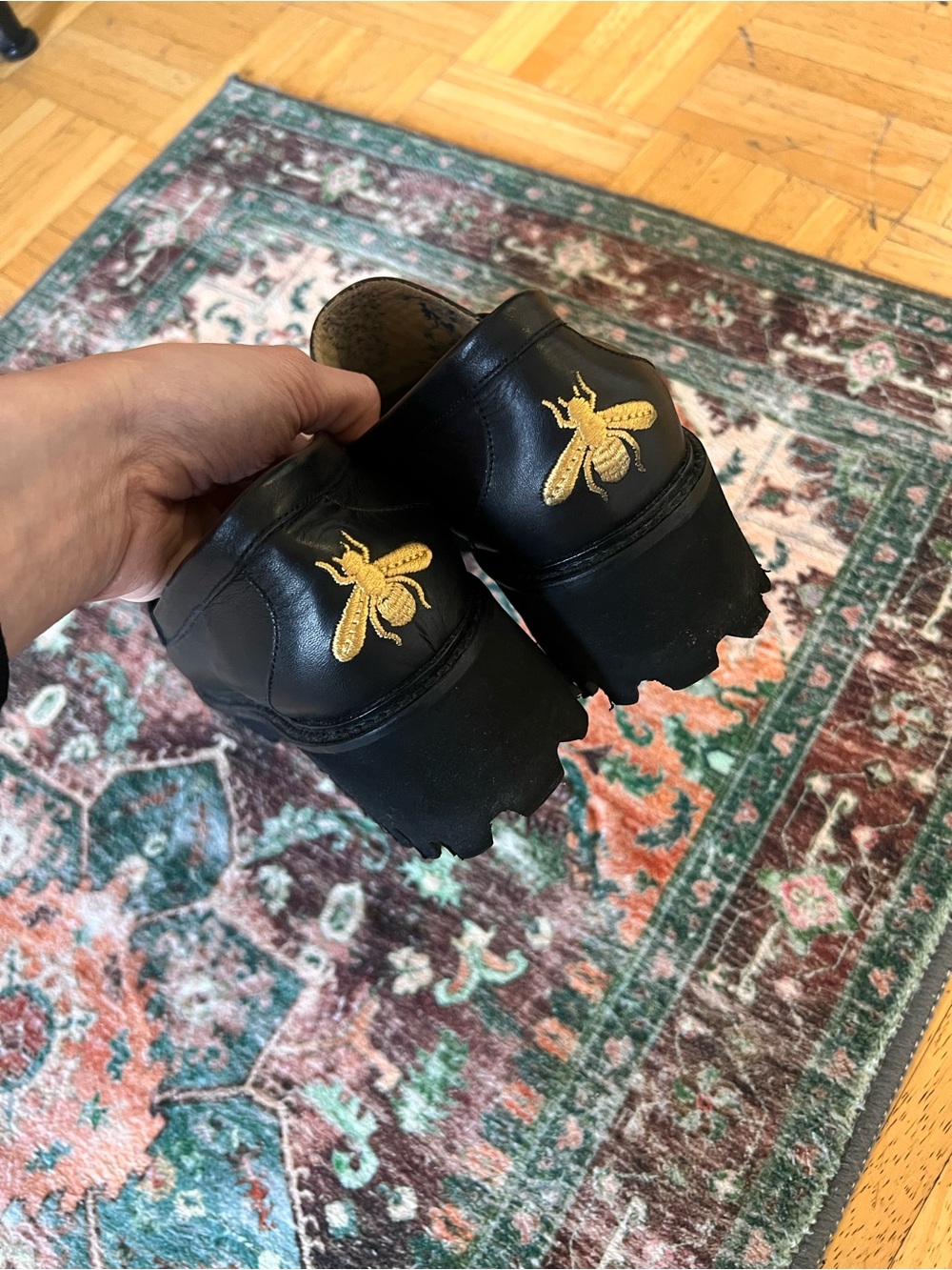 Gucci Black Leather Loafers - Picture 3 of 7